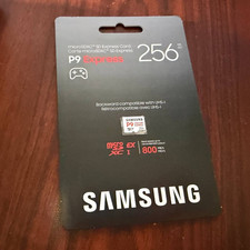 Samsung P9 Express microSD Card 256GB microSDXC Memory 256 GB White - New Sealed picture