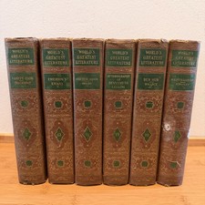 1936 World's Greatest Literature Spencer Press 6 Book Lot Vintage Classics picture