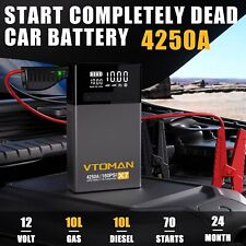 VTOMAN Car Jump Starter with Air Compressor Power Bank Battery Charger Booster  picture