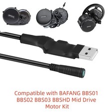 USB Programming Cable for BAFANG BBS01 BBS02 BBS03 BBSHD Mid Drive Motor Kit picture