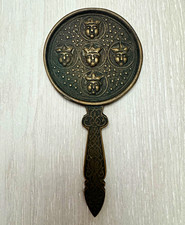 MMA Vintage, Antique 13th Century Brass Hand Mirror picture