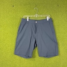 Lululemon Commission Golf Shorts Mens 31 Navy Blue Flat Front Performance picture