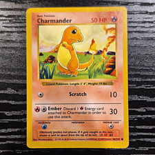 Pokemon TCG Charmander 46/102 Base Set Shadowless picture