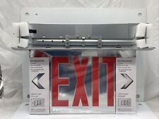 Lithonia Lighting EDGR 2 RMR M4 LED Edge-Lit Exit Sign Mirror Double Face Red⭐️ picture