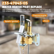 233-47845-05 Natural Gas Pilot Assembly Replacement for Bradford White Heater picture