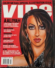 VINTAGE VIBE MAGAZINE AALIYAH AUGUST 2001 FOXY BROWN ~ BABY BOY ~ JOHN SINGLETON picture