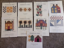 Set of 9 Thimbleberries Village Block of Month Quilt Pattern Missing 4, 6, 10 picture