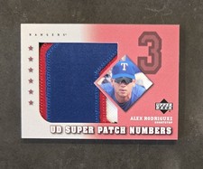 Alex Rodriguez 2003 Upper Deck Super Patch Numbers SP /13 picture