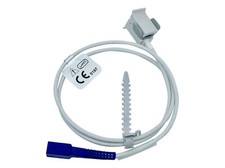 Nellcor Oximax Pediatric Compatible SPO2 Oximetry Finger Sensor 9P to DB9 3ft picture
