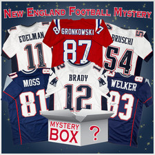 Autographed/Signed New England Football Jersey Mystery Box PSA JSA BAS COA picture