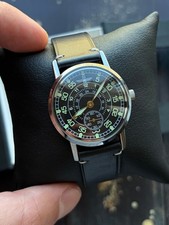 POBEDA (ZIM) - PILOT Aviation Pilot Style Soviet UNWORN Vintage Wrist Watch picture