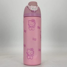 Owala x Kitty 24oz Pink Rose Quartz Water Bottle Limited Edition,Free shipping picture