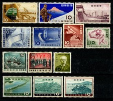 JAPAN 1956 -1961 nice COMMEMORATIVE  issues - 10  mint sets/issues - MNH  picture