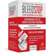 BleedStop™ First Aid Powder for Blood Clotting, Trauma Kit, 15g (Pack of 4) picture