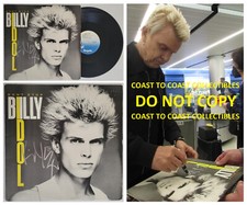 Billy Idol signed Don't Stop album vinyl LP COA exact proof autographed picture