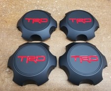 Toyota TRD Matte Black Center Cap Set Tacoma 4Runner FJ Cruiser PTR20-35111-BK picture