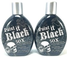 Millenium Tanning New Paint It Black Auto-darkening Dark Tanning Lotion 2 Pack picture