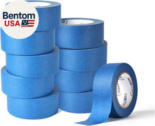 10 Rolls Painters Tape 2 Inch Bulk Painter Tape Blue Wide Roll, Blue Masking Tap picture