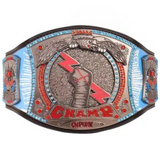 Custom 4mm Tribute Spinner Wrestling Title Belt CM Punk 434 Day Record picture