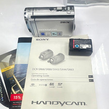 Sony Handycam DCR-SX63 Silver SD Camcorder 60x/2000x Zoom 2.7