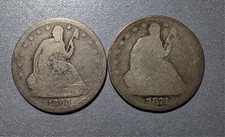 1863 S 1871 S Seated Half Dollar Better Dates San Francisco Civil War Date Lot picture