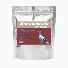 Metro 20% Powder For Canker Treatment in Pigeons and Birds 100 grams Bag picture