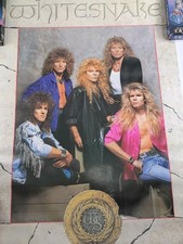 Whitesnake 1987 Band Poster 22.5x34 English Heavy Metal Vintage  picture