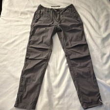 Relwen Men's Gray Cargo Pants Size 30 Cotton Canvas Straight Leg Drawstring picture