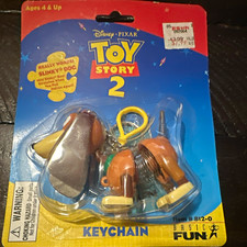 Basic Fun Disney Pixar Toy Story 2 Slinky Dog Keychain Item #812-0 1999 picture