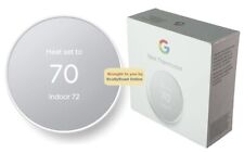 NEW SEALED - Google Nest Smart WIFI Thermostat Alexa - Model G4CVZ SNOW (White) picture