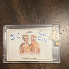 2020 Leaf Tiger King Howard & Carole Baskin Dual Hard Signed Auto HCB-01 Card picture