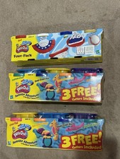 Vintage 2001 Multi-Pack Play Doh Unopened x3 Seaside Adventure Red White Blue picture