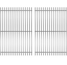 2pcs Stainless Steel Cooking Grates for Weber, 17.5'' x 23.8'' | Grill picture