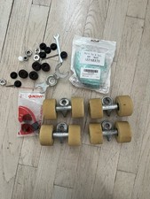 Bont Roller Skate Wheels 57mm Set of 8 Tracer Trucks Bearings Cushions Parts Lot picture