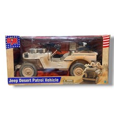 2002 Hasbro GI Joe Jeep Desert Patrol Vehicle 1/6 Scale New in Box picture