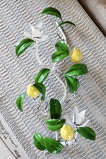 Beautiful Italian Lemon Tole Sconce picture