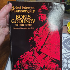 Moussorgsky Boris Godunov Full Score Rimsky-Korsakov Version Dover 25321-1 picture