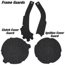 Black Engine & Frame Guards 2000-2025 Kawasaki KX65 Cover Grip Tape KX 65 picture