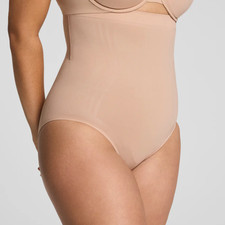 Spanx Sculpt MEDIUM GoFigure High Waisted Brief NWOT 10607R Beige picture
