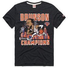 New York Knicks Jalen Brunson Homage 2026 NBA Finals Champions Tri-Blend T-Shirt picture