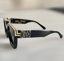 Louis Vuitton Millionaire Sunglasses Black/Gold Unisex Hip Hop Shades picture