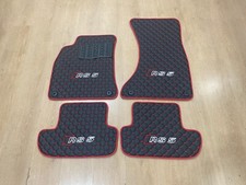 Luxury Leather Car Mats for Audi RS5 2007 - 2015 Coupe, Set of 4 , Made to Order picture