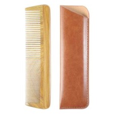 Onedor Handmade 100% Natural Green Sandalwood 2 in 1 Extra Fine &Fine Tooth Comb picture