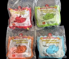 1998 McDonald’s Underwater Adventure Complete Set of 4 MIP Sealed Toys RARE picture