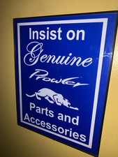 Plymouth Prowler Motors GenParts Auto Garage Mechanic Advertising Man Cave Sign picture