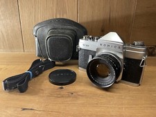 *Near Mint w/ Case* Konica FP Film Camera Hexanon 52mm F/1.8 Standard Lens / JPN picture