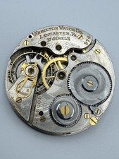 Vintage Hamilton 974 16s 17J Pocket Watch Movement For Parts Or Repair picture