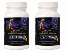 2-Pack Purina Pro Plan FortiFlora Veterinary Supplement for Dogs – 90 Chewable picture