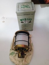 Primus 3250 Brass Lantern Wildlife with Bag and Tin Sweden picture