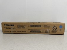 Genuine Toshiba T-FC415U-C Cyan Toner Cartridge OEM New Factory Sealed picture